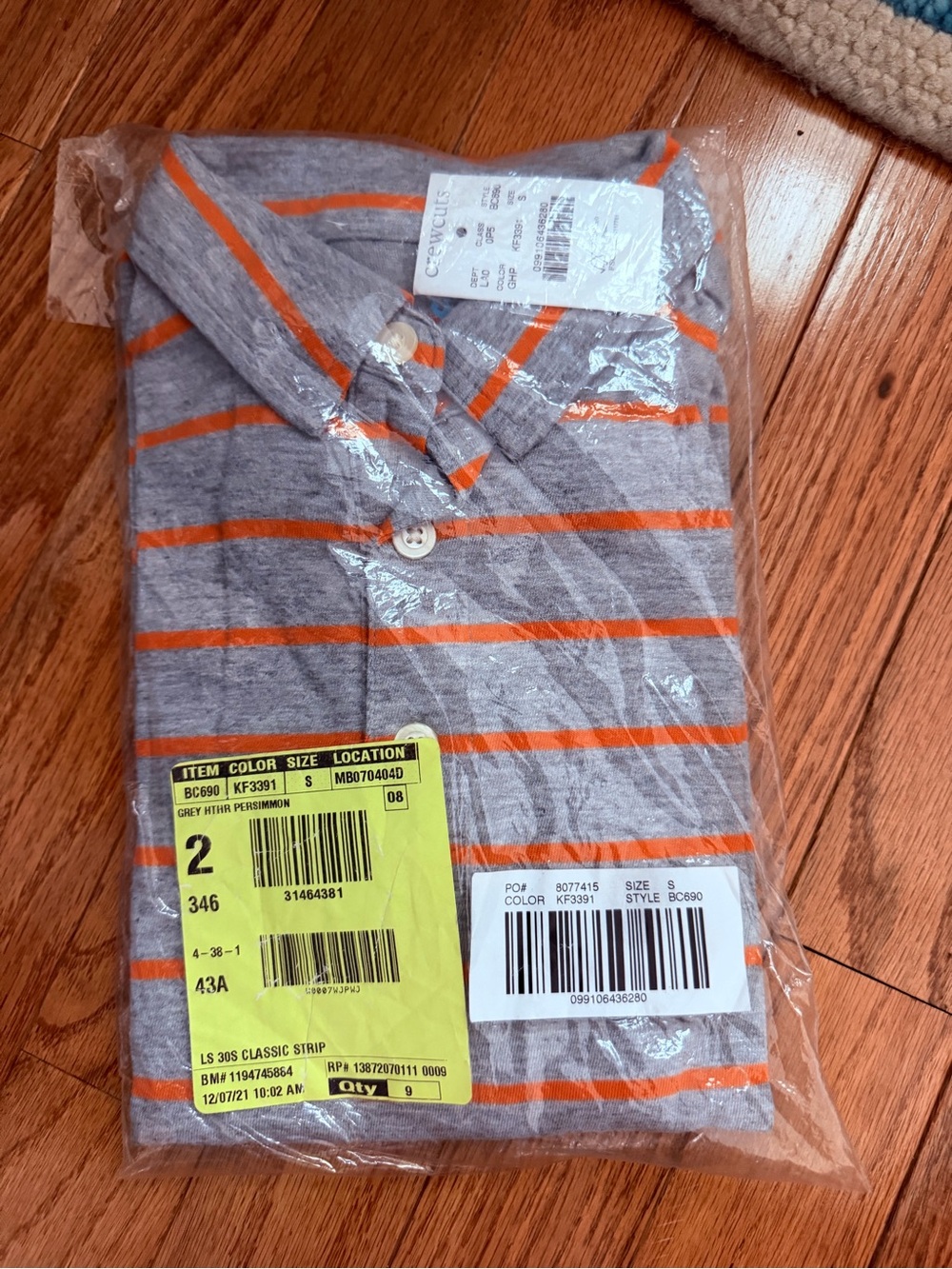 NWT! J.Crew Crewcuts Boys’ Long-Sleeve Polo Shirt - Small